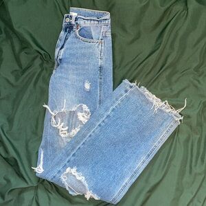 Pacsun Ripped High-rise Baggy Jeans